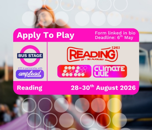 Apply to play on Climate Live's Bus Stage at Reading Festival